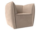 Кресло Бергамо, Велюр, SEVEN 729 бежевый