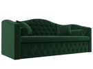 Диван детский прямой Мечта, Велюр, SEVEN 626 зеленый