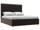 Кровать интерьерная Афродита 160, Велюр, SEVEN 727 коричневый