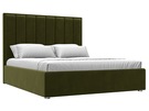 Кровать интерьерная Афродита 160, Микровельвет, Зеленый