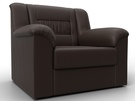 Кресло Карелия, Экокожа, Коричневый