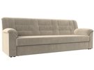 Диван прямой Карелия, Микровельвет, Бежевый