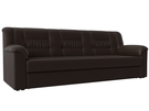 Диван прямой Карелия, Экокожа, Коричневый