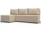 Диван угловой Поло левый угол, Экокожа, Бежевый
