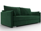 Диван прямой Сайгон, Велюр, SEVEN 626 зеленый