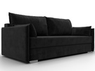 Диван прямой Сайгон, Велюр, SEVEN 35 черный