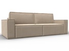 Диван прямой Куба, Велюр, SEVEN 729 бежевый