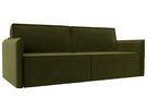 Диван прямой Либерти, Микровельвет, Зеленый