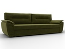 Диван прямой Нэстор Лайт, Микровельвет, Зеленый