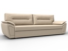 Диван прямой Нэстор Лайт, Экокожа, Бежевый