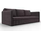 Диван прямой Слим, Велюр, SEVEN 727 коричневый