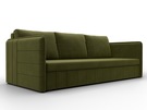 Диван прямой Слим, Микровельвет, Зеленый
