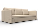 Диван прямой Слим, Экокожа, Бежевый