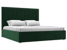 Кровать интерьерная Афродита 180, Велюр, SEVEN 626 зеленый
