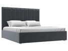 Кровать интерьерная Афродита 180, Велюр, SEVEN 17 серый