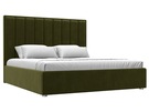 Кровать интерьерная Афродита 180, Микровельвет, Зеленый