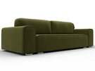 Диван прямой Лига-029, Микровельвет, Зеленый