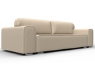 Диван прямой Лига-029, Экокожа, Бежевый
