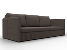 Диван прямой Слим, Рогожка, Амур 05 коричневый