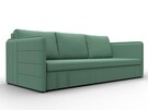 Диван прямой Слим, Рогожка, Амур 11 зеленый