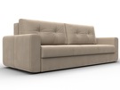 Диван прямой Лига-031, Велюр, SEVEN 729 бежевый