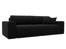 Диван прямой Лига-036 НПБ Классик, Микровельвет, Черный