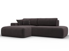 Диван угловой Лига-036 НПБ Модерн левый угол, Велюр, SEVEN 727 коричневый