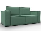 Диван прямой Куба мини, Рогожка, Амур 11 зеленый