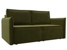 Диван прямой Либерти мини, Микровельвет, Зеленый