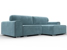 Диван угловой Лига-029, Велюр, SEVEN 113 бирюзовый