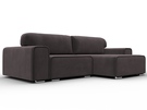Диван угловой Лига-029, Велюр, SEVEN 727 коричневый