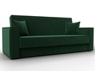 Диван-книжка Куба, Велюр, SEVEN 626 зеленый