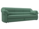 Диван прямой Карнелла, Рогожка, Амур 11 зеленый