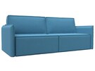 Диван прямой Либерти, Рогожка, Амур 10 голубой