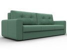 Диван прямой Лига-031, Рогожка, Амур 11 зеленый