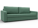 Диван прямой Лига-009, Рогожка, Амур 11 зеленый