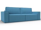 Диван прямой Куба, Рогожка, Амур 10 голубой