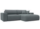 Диван угловой Лига-036 НПБ Классик правый угол, Рогожка, Амур 07 серый