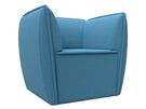 Кресло Бергамо, Рогожка, Амур 10 голубой