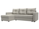 Диван угловой Ливерпуль Лайт левый угол, Рогожка, Амур 02 бежевый