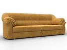 Диван прямой Карнелла, Велюр, BRUT 10 желтый