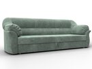 Диван прямой Карнелла, Велюр, BRUT 08 зеленый