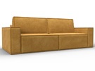 Диван прямой Куба, Велюр, BRUT 10 желтый