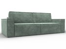 Диван прямой Куба, Велюр, BRUT 08 зеленый