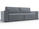 Диван прямой Куба, Велюр, TOWER 10 серый