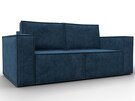 Диван прямой Куба мини, Велюр, BRUT 11 синий