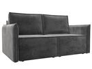 Диван прямой Либерти мини, Велюр, TOWER 10 серый