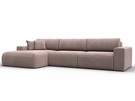 Диван угловой Лига-036 НПБ Классик Лонг левый угол, Велюр, TOWER 05 бежевый
