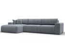 Диван угловой Лига-036 НПБ Классик Лонг левый угол, Велюр, TOWER 10 серый