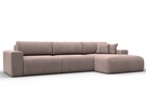 Диван угловой Лига-036 НПБ Классик Лонг правый угол, Велюр, TOWER 05 бежевый